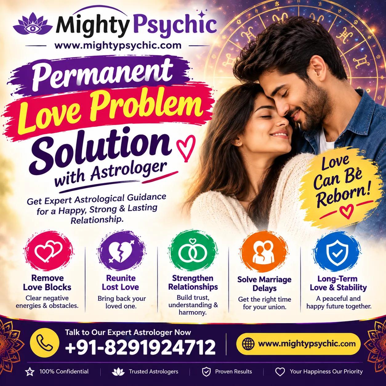 Permanent Love Problem Solution with Astrologer